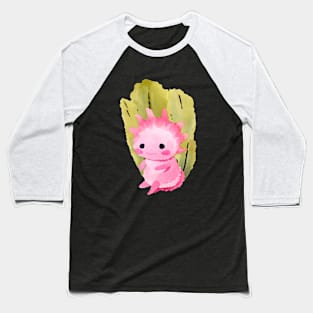 Cute Baby Axolotl Baseball T-Shirt